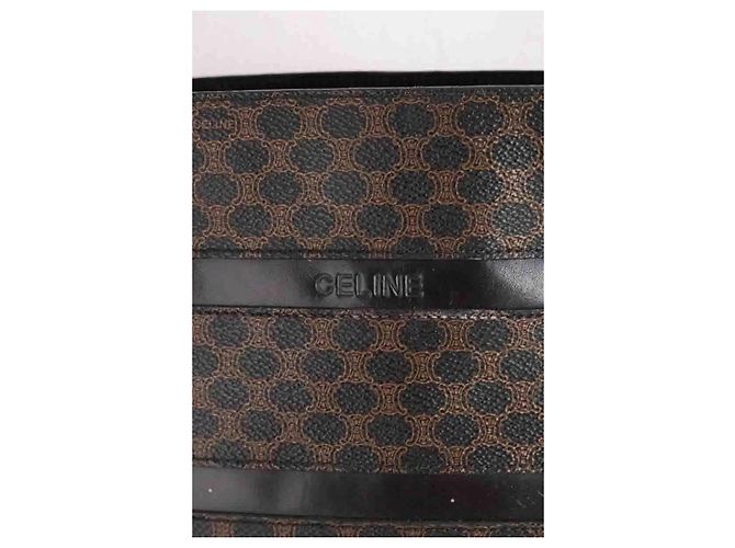 Céline Schultertasche aus braunem Leder - Ansicht 2