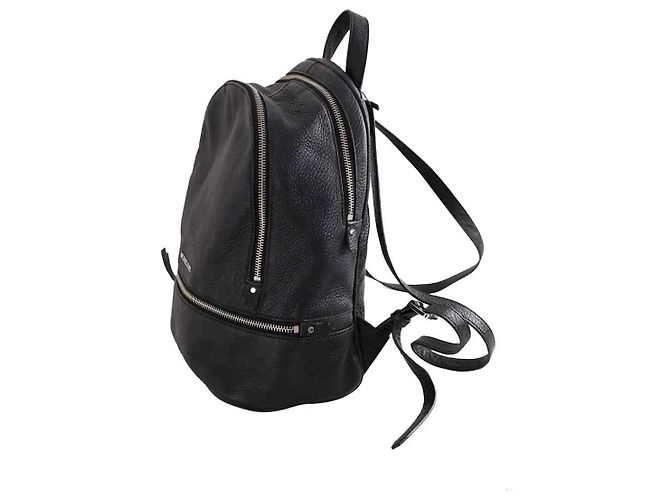 Zaino Michael Kors in pelle nera - vista 2