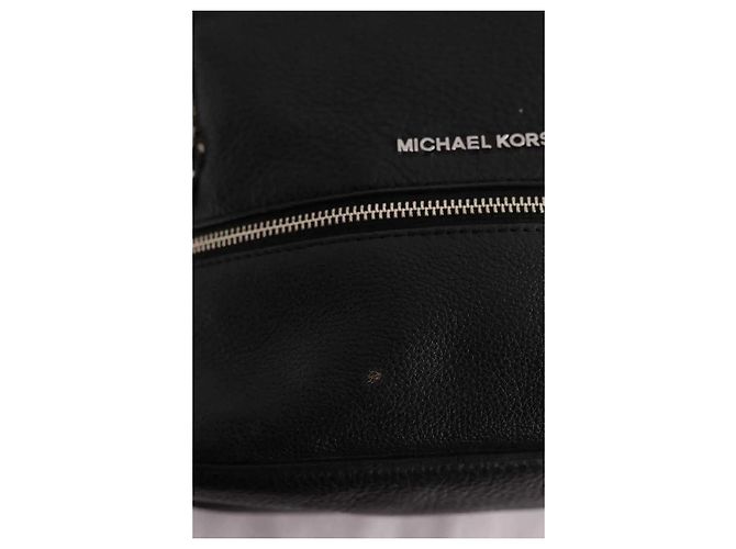 Zaino Michael Kors in pelle nera - vista 5