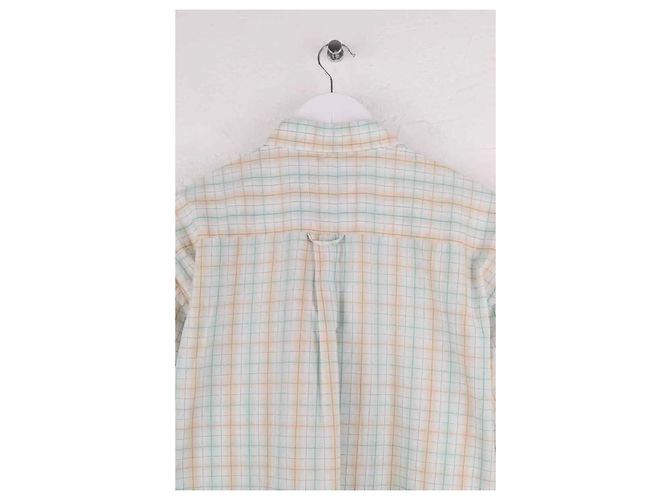 Camicia Balmain in cotone verde L - vista 4