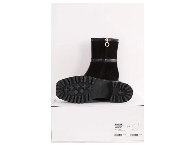 Botas de cuero negras Free Lance - vista 6