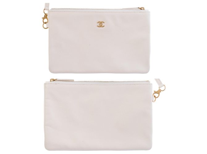 Borsa CHANEL in Pelle Bianca - 104026 - vista 16