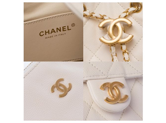 Borsa CHANEL in Pelle Bianca - 104026 - vista 8