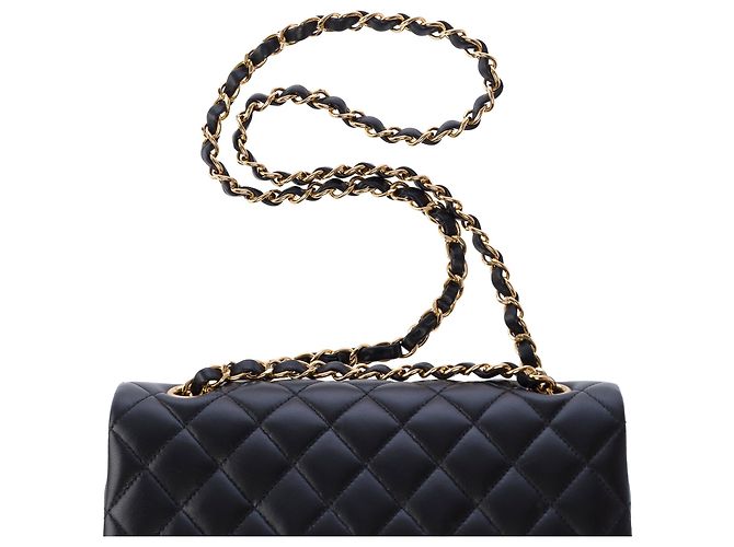 Borsa CHANEL Timeless/Classique in Pelle Nera - 104030 - vista 10