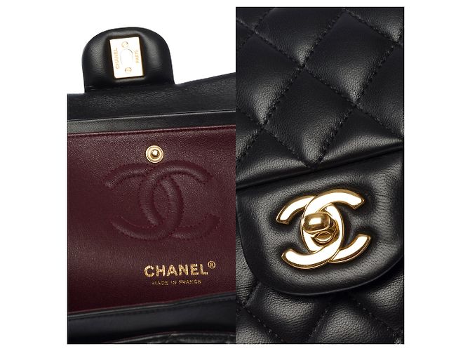 Borsa CHANEL Timeless/Classique in Pelle Nera - 104030 - vista 7