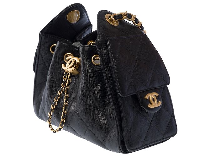 Borsa CHANEL in Pelle Nera - 104025 - vista 5
