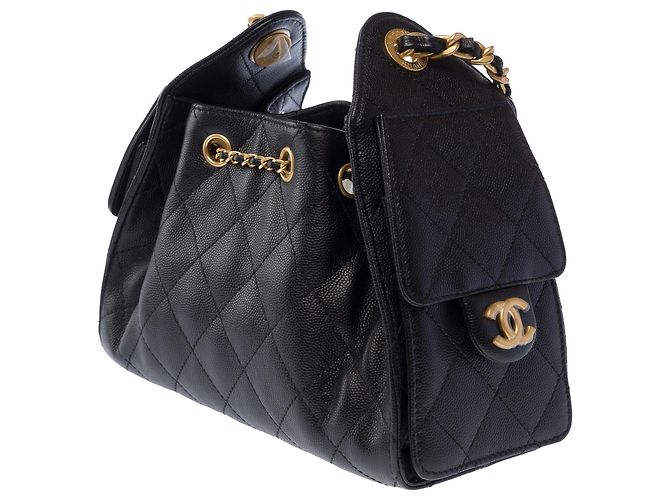 Borsa CHANEL in Pelle Nera - 104025 - vista 6