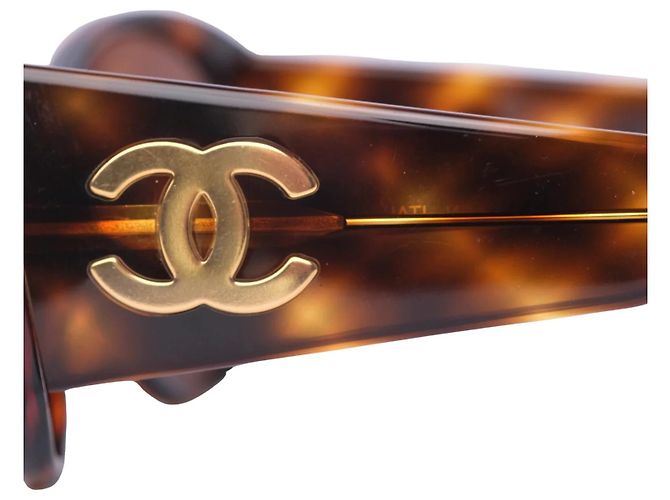 Gafas de sol Chanel Oversized Tortoiseshell CC - vista 5
