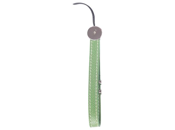 Tracolla per cellulare Hermès in pelle Sellier verde - vista 2