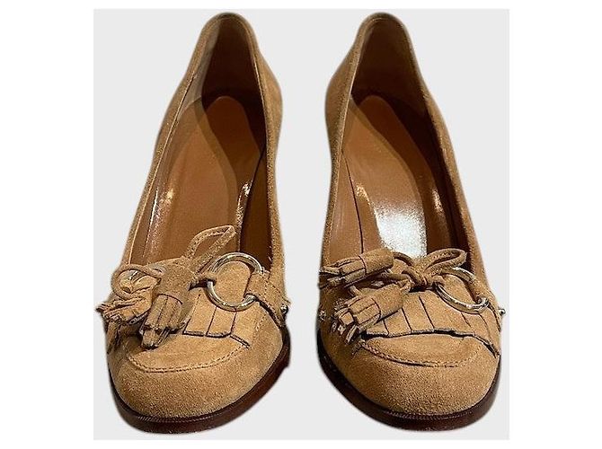 Décolleté Gucci beige T.37,5 - vista 2