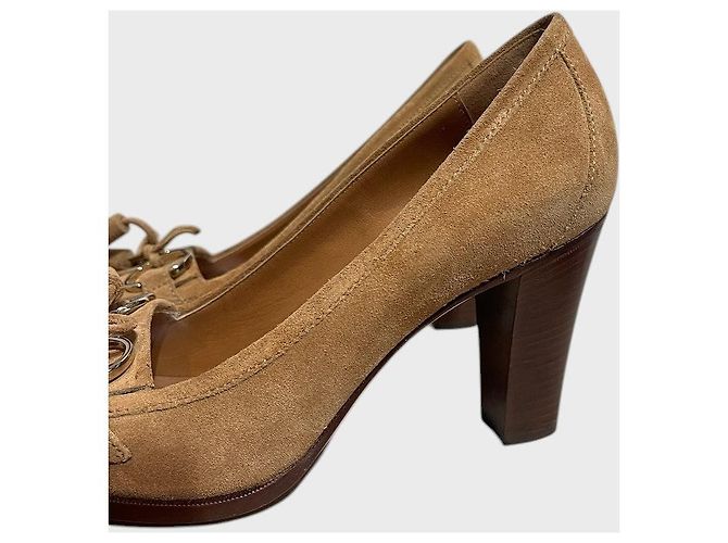 Décolleté Gucci beige T.37,5 - vista 4