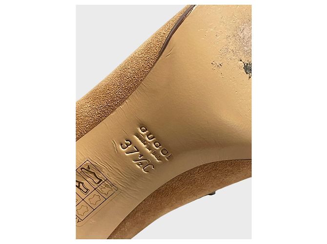 Décolleté Gucci beige T.37,5 - vista 8