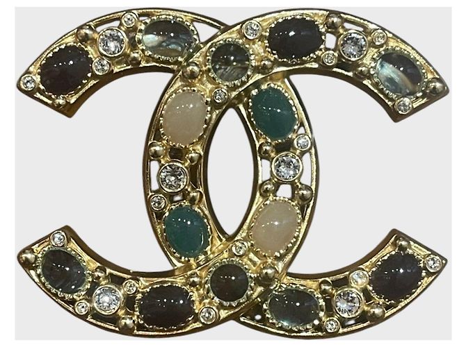 Chanel Cabochon Brosche - Ansicht 2