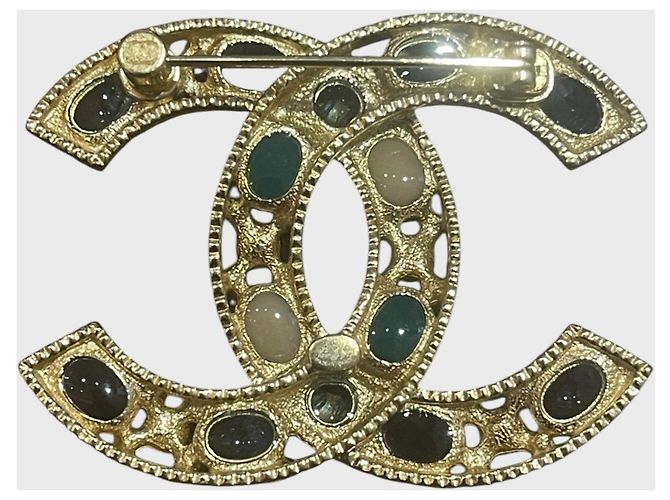 Chanel Cabochon Brosche - Ansicht 3
