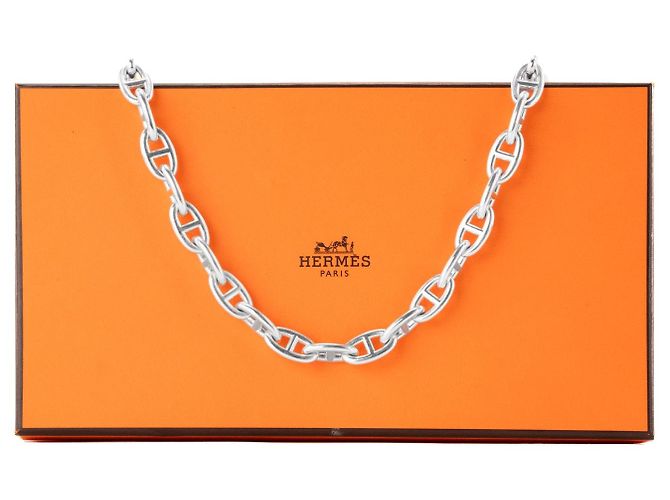 HERMÈS - Collana Hermès Chain d'Ancre GM in argento - vista 4