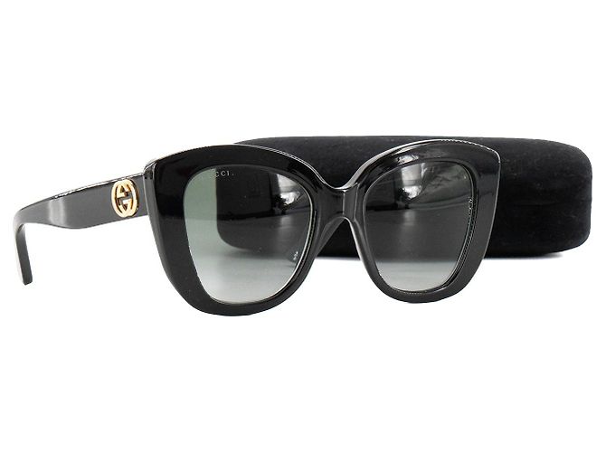 GUCCI - Occhiali da sole Gucci in acetato nero - vista 6