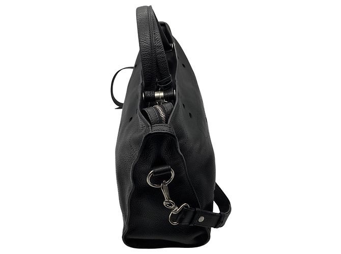 Borsa Balenciaga City Blackout con borchie nere - vista 2