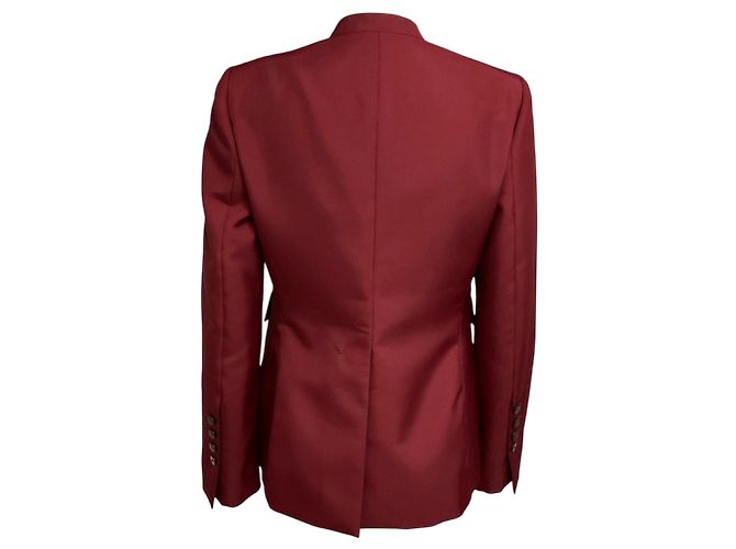Autre Marque Blazer sin cuello Sapio Bordeaux Red - vista 3