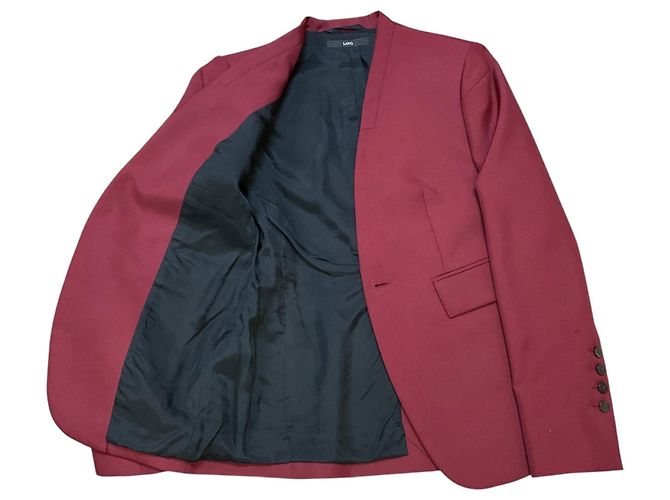 Autre Marque Blazer sin cuello Sapio Bordeaux Red - vista 6