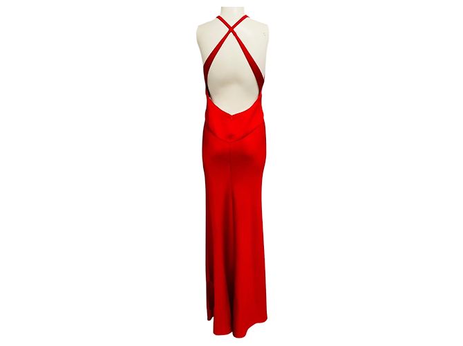 Autre Marque Silvia Tcherassi Rouge Red Daniela Maxi Kleid - Ansicht 3
