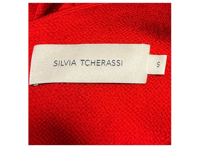 Autre Marque Silvia Tcherassi Rouge Red Daniela Maxi Kleid - Ansicht 4