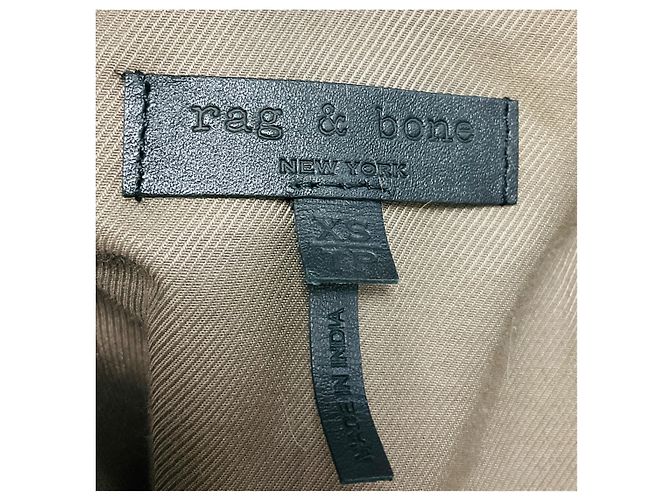 Rag & Bone Kunstpelzmantel in Camel mit Gürtel - Ansicht 4