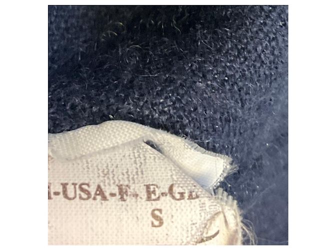 Brunello Cucinelli Cardigan aus Kaschmir in Navyblau mit Plissee-Details - Ansicht 5