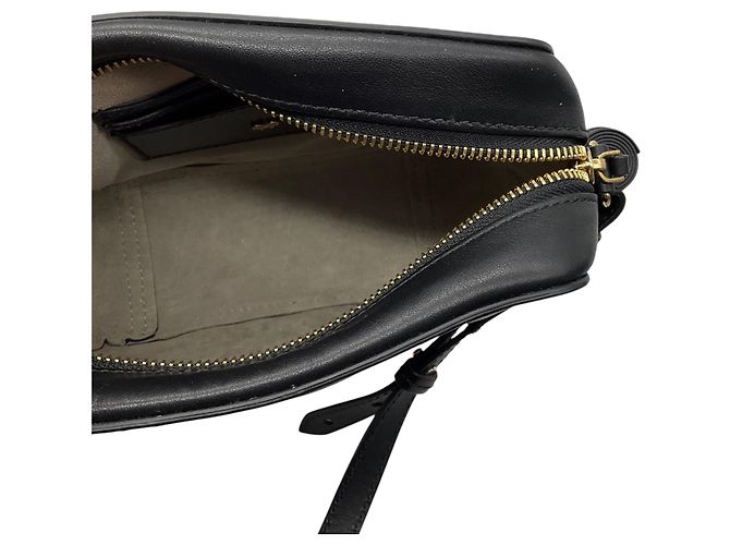 Borsa a tracolla in pelle nera con patch sticker multi Anya Hindmarch - vista 6