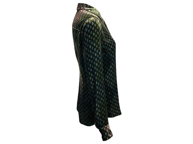 Dries Van Noten Chowy Samtshirt Multicolor - Ansicht 2