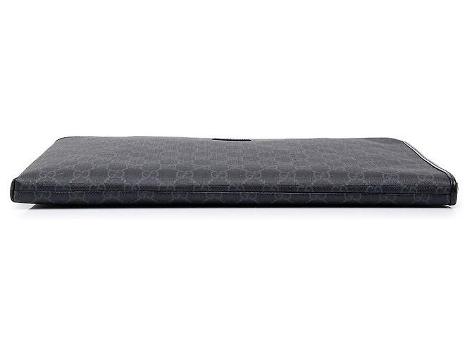 Clutch Gucci GG Supreme Interlocking G Nera - vista 3