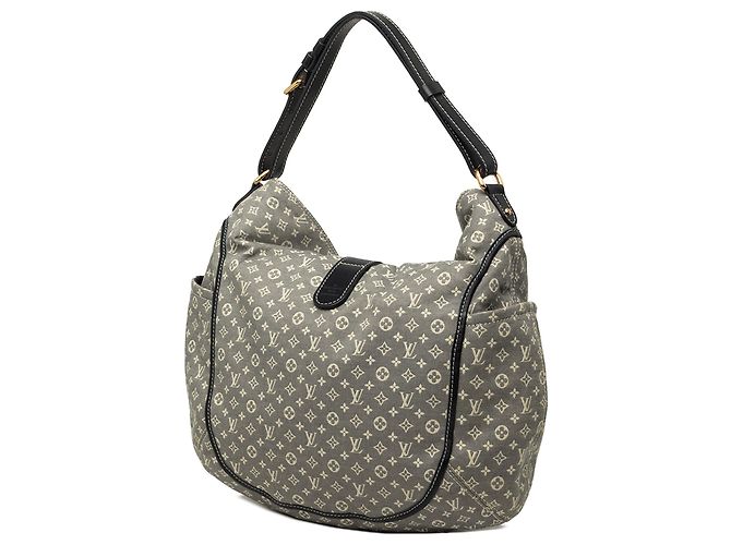 Borsa Hobo Louis Vuitton Monogram Mini Lin Idylle Romance Grigia - vista 2