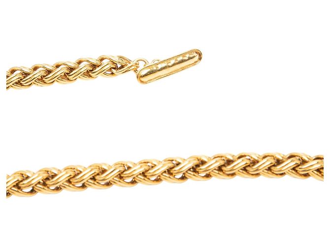 Cinturón de cadena con dije CC chapado en oro Chanel Gold - vista 4