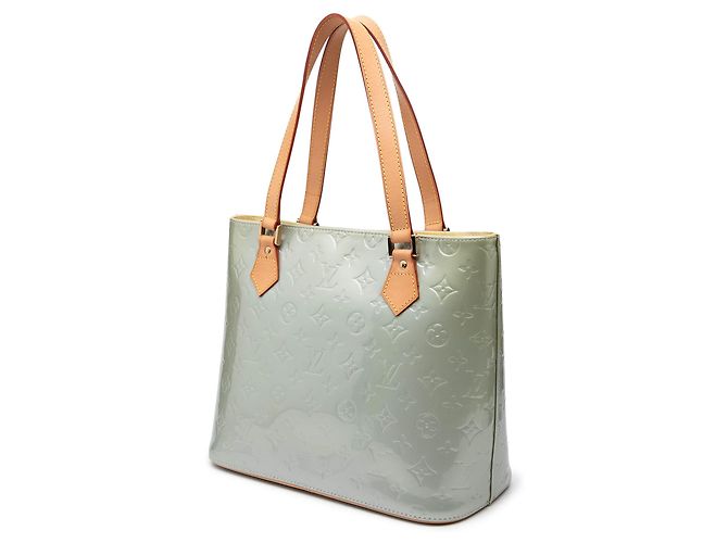 Borsa Tote Louis Vuitton Monogram Vernis Houston Argento - vista 2