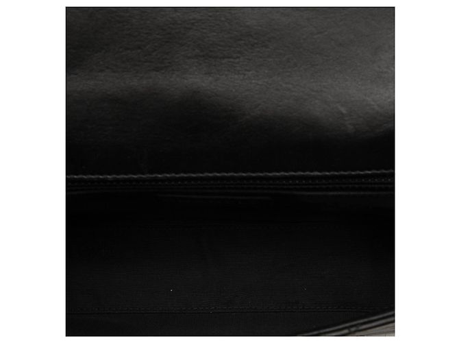 Borsa a spalla Single Flap in pelle di vitello matelassé Chanel CC nera - vista 4
