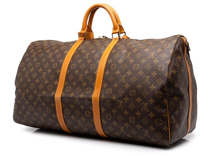 Borsa da viaggio Louis Vuitton Monogram Keepall Bandouliere 60 Marrone - vista 2