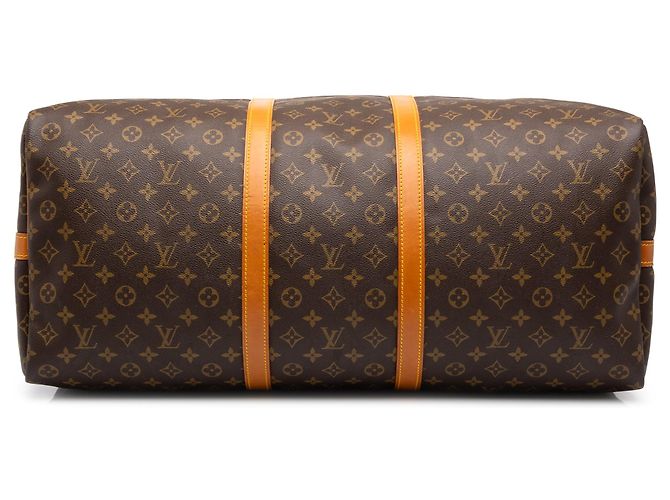 Borsa da viaggio Louis Vuitton Monogram Keepall Bandouliere 60 Marrone - vista 3
