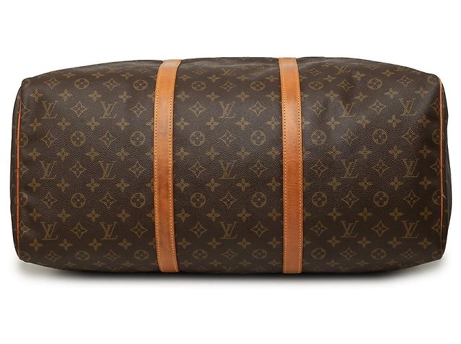 Borsa da viaggio Louis Vuitton Monogram Sac Souple 55 Marrone - vista 3