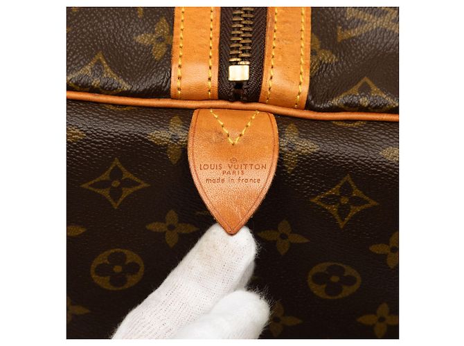 Borsa da viaggio Louis Vuitton Monogram Sac Souple 55 Marrone - vista 5