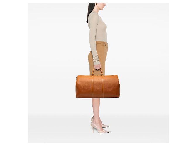 Borsa da viaggio Louis Vuitton Epi Keepall 55 Marrone - vista 6