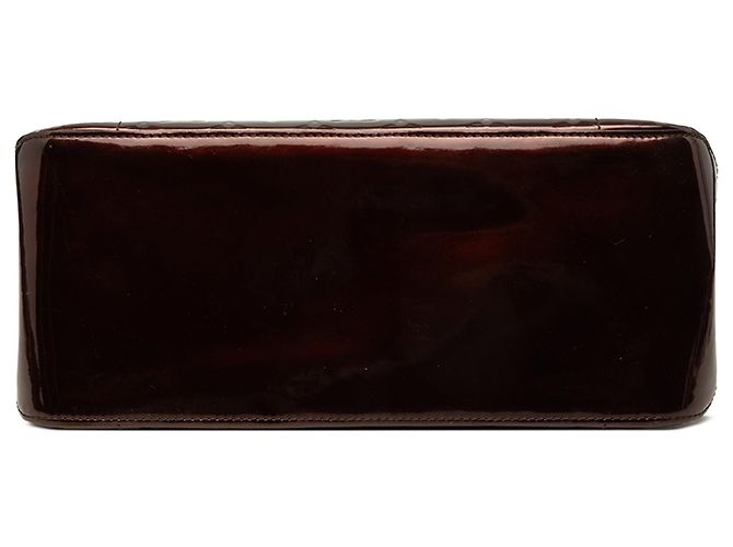 Borsa a tracolla Louis Vuitton Monogram Vernis Rosewood Avenue rossa - vista 3