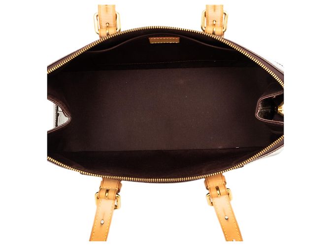 Borsa a tracolla Louis Vuitton Monogram Vernis Rosewood Avenue rossa - vista 4