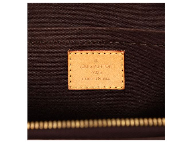 Borsa a tracolla Louis Vuitton Monogram Vernis Rosewood Avenue rossa - vista 5