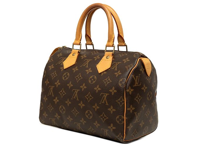 Borsa Boston Louis Vuitton Monogram Speedy 25 Marrone - vista 2