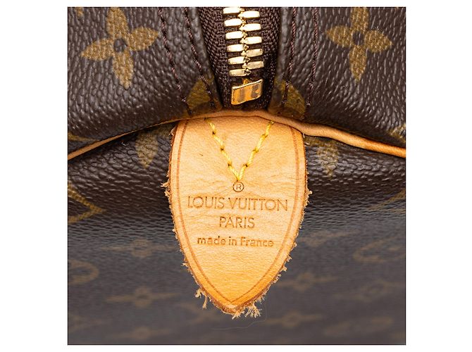 Borsa da viaggio Louis Vuitton Monogram Keepall 55 Marrone - vista 5