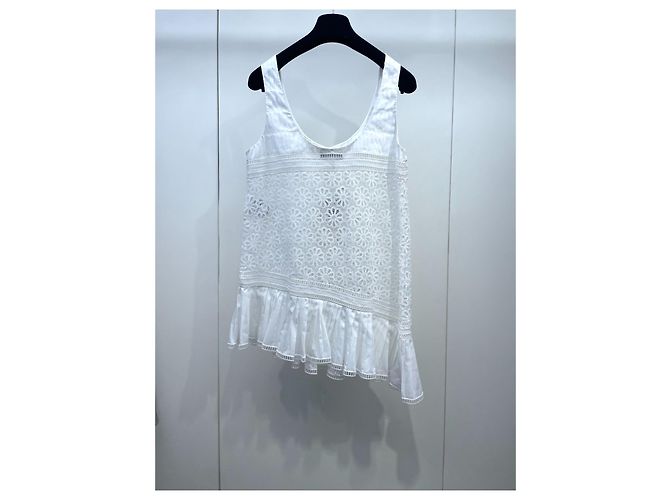 Vestido Chanel de encaje blanco - vista 2
