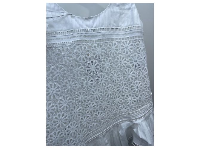 Vestido Chanel de encaje blanco - vista 4