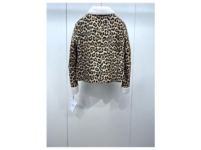 Chaqueta Dior de piel con estampado de leopardo - vista 2