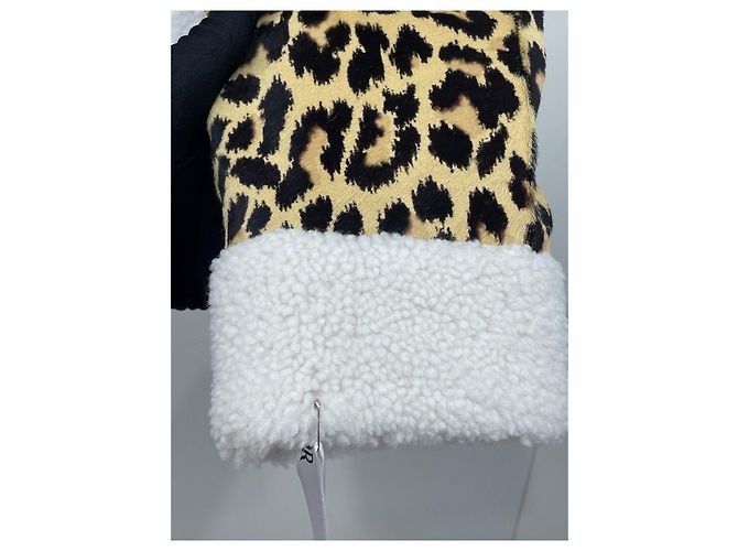 Chaqueta Dior de piel con estampado de leopardo - vista 4