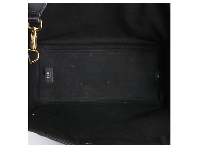 Borsa 2Way Fendi Sunshine Medium in pelle nera - vista 10
