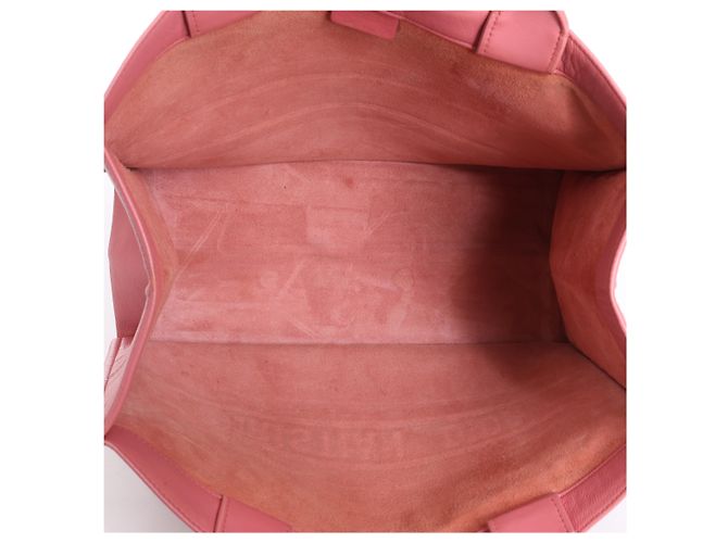 Borsa a tracolla Christian Dior Book Tote Medium in pelle rosa - vista 11